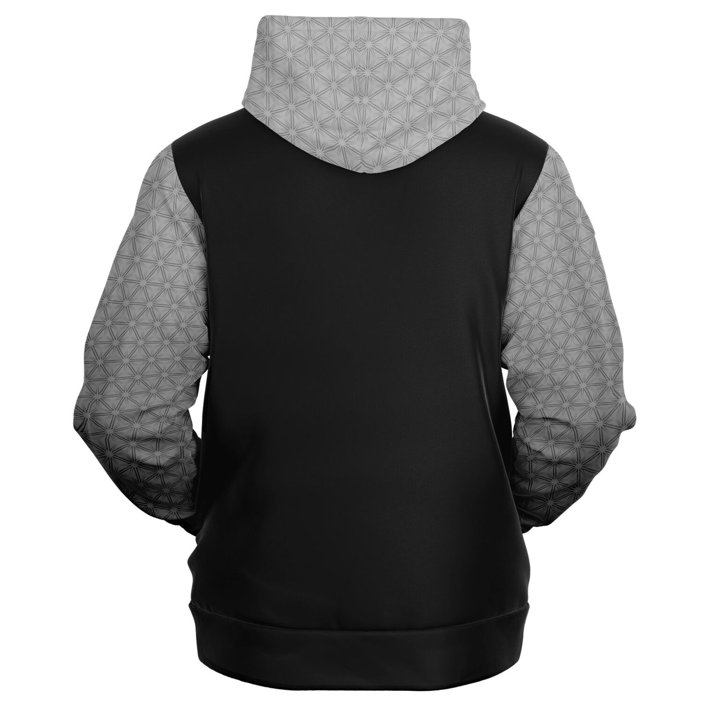 Grey Tetrahedron Fade Zip Hoodie