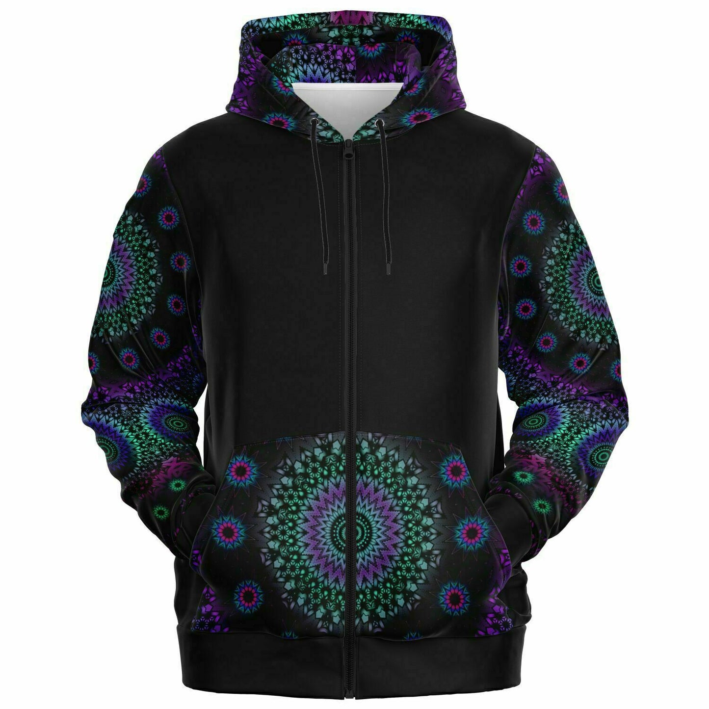 Cosmic Mint Zip Hoodie