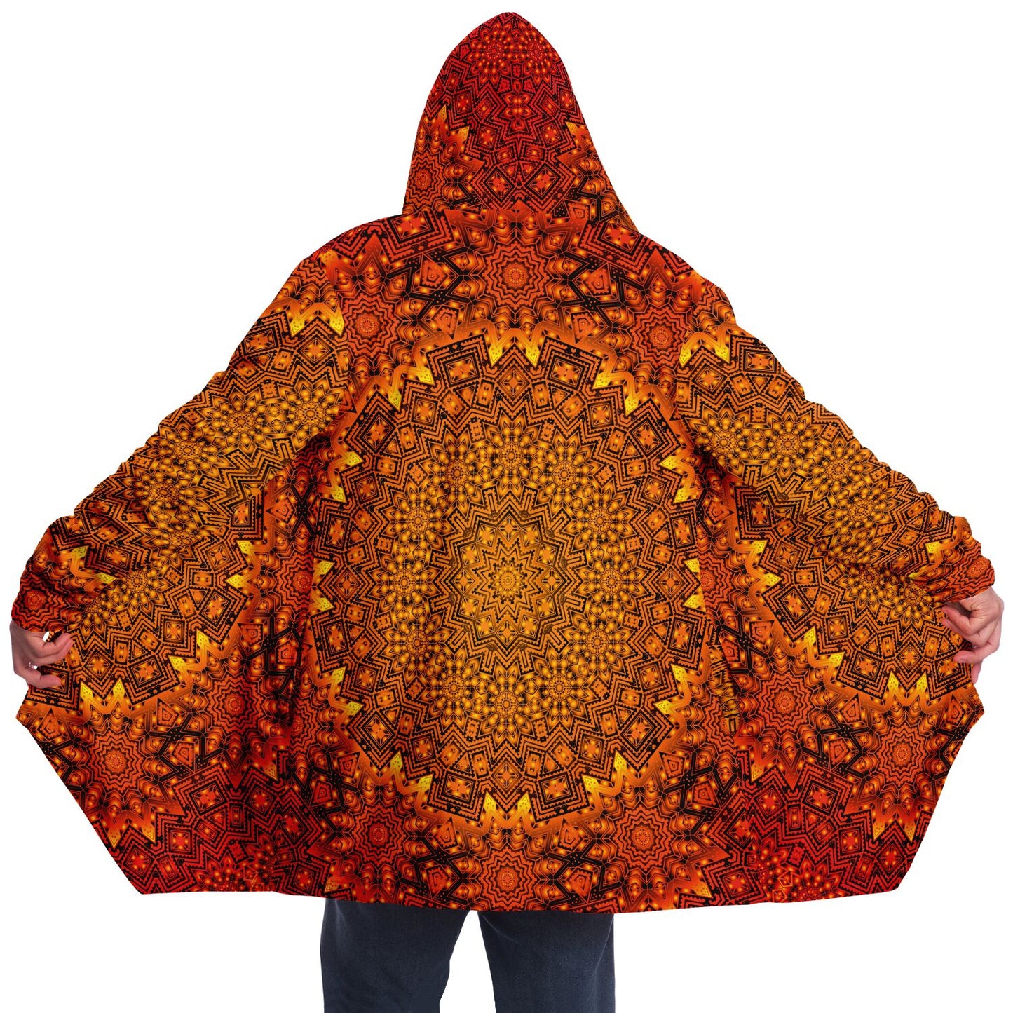 Sunburst Deco Mandala Cloak
