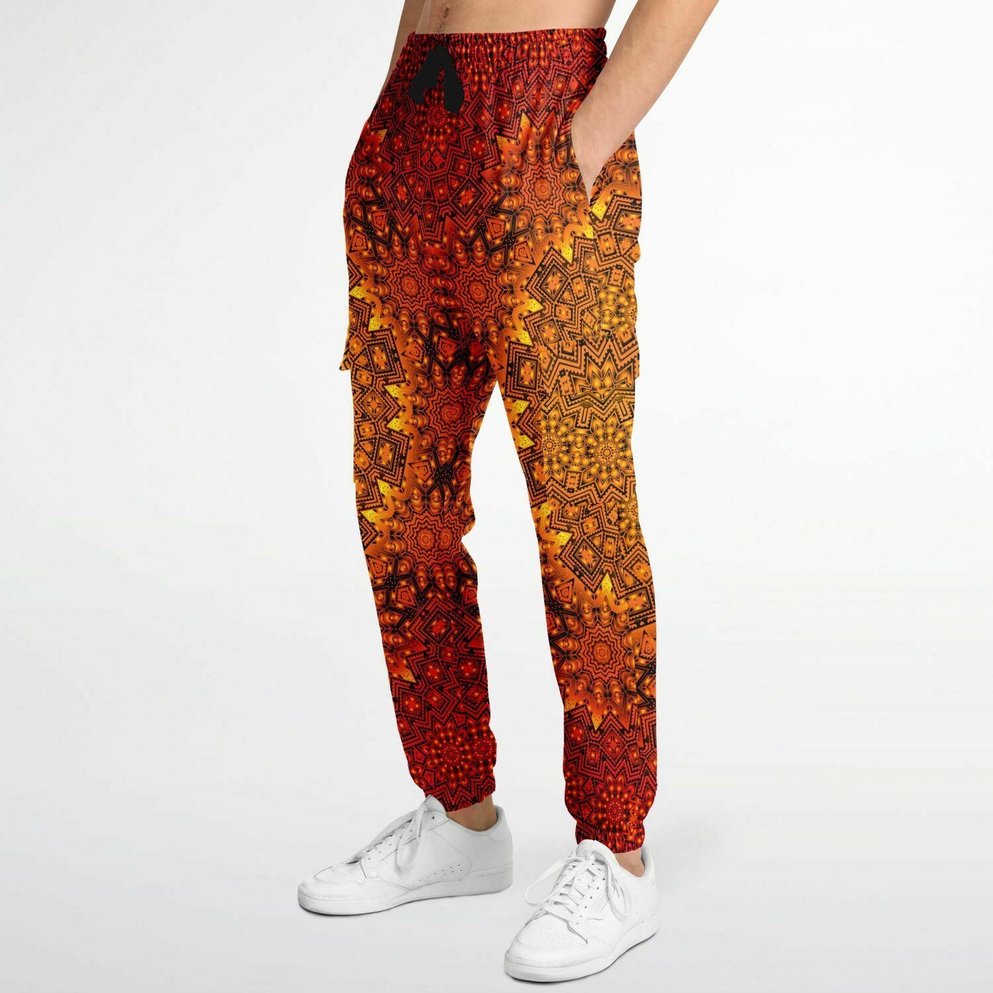 Fire Deco Mandala Cargo Joggers