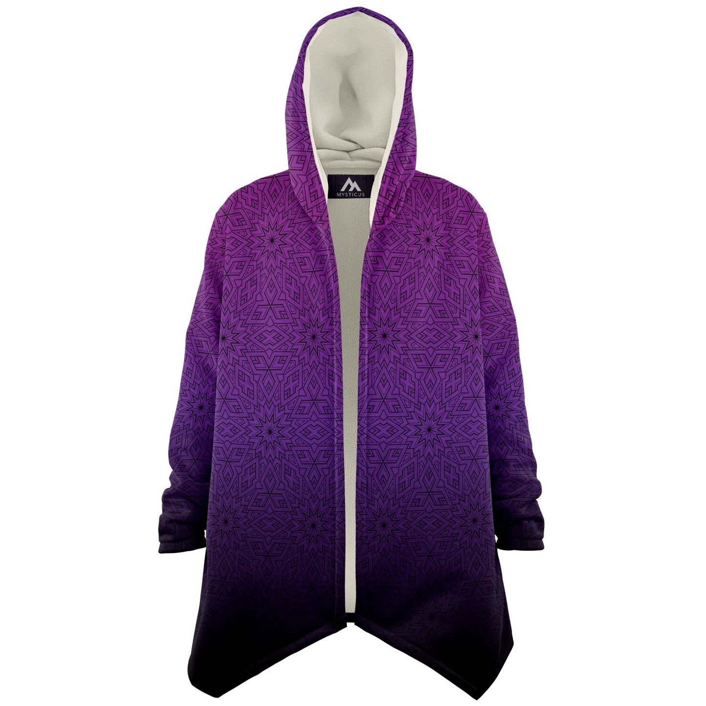 Purple Tessellation Hooded Cloak