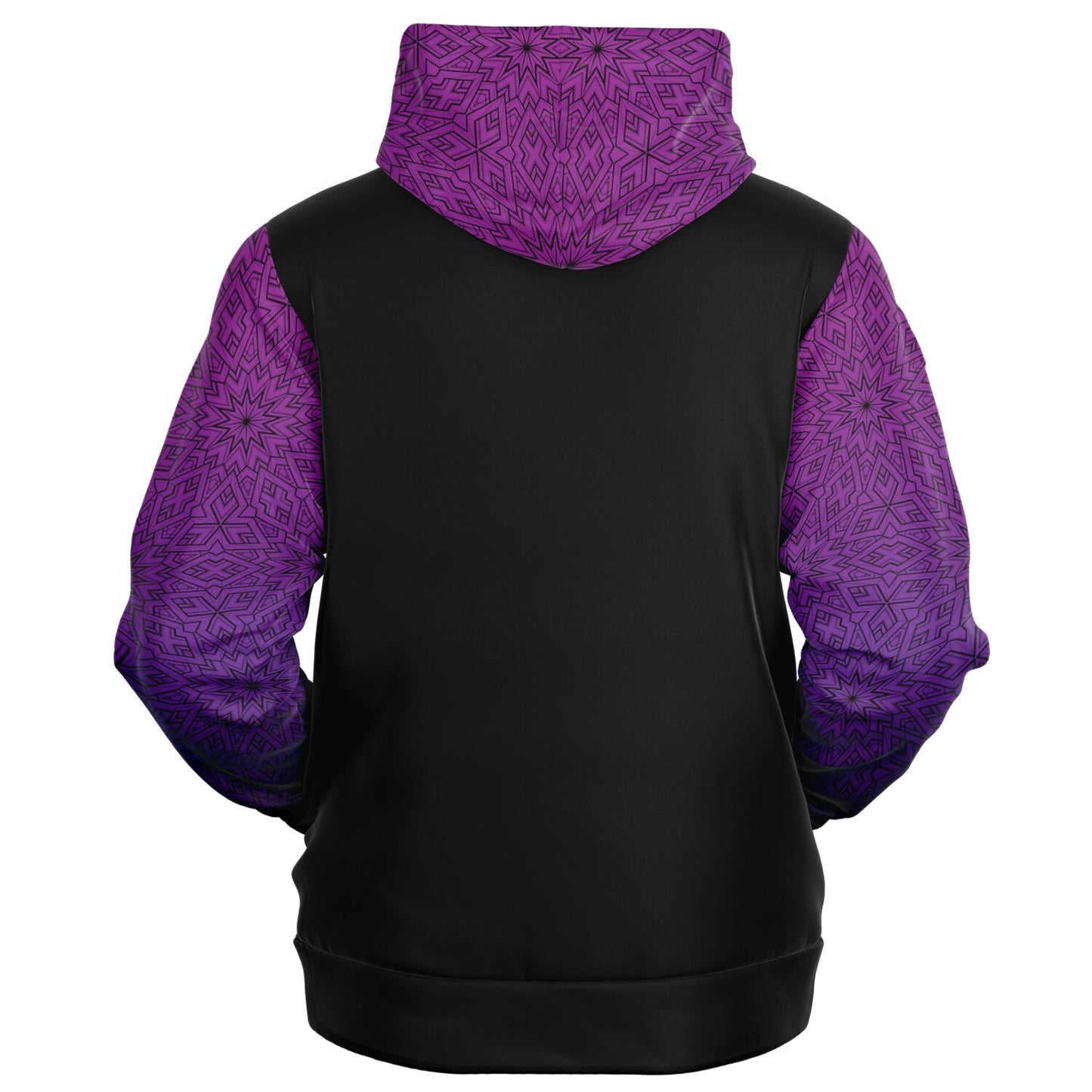 Electric Purple Fade Zip Hoodie