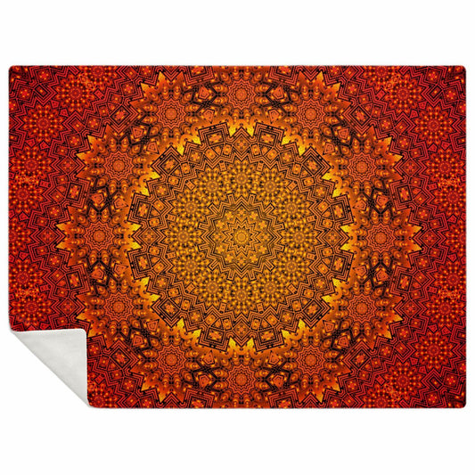 Sunburst Deco Mandala Blanket
