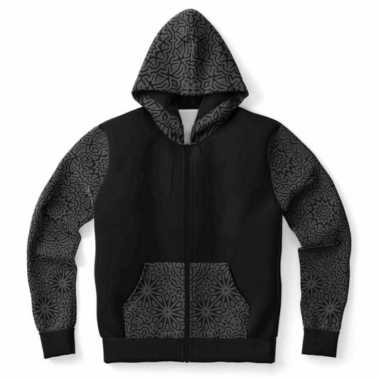 Gray Impossible Geometry Hoodie