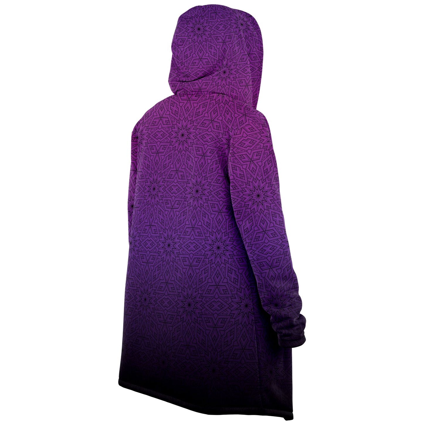 Purple Tessellation Hooded Cloak