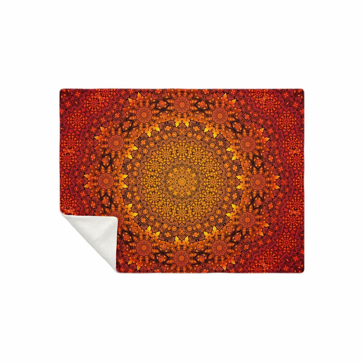 Sunburst Deco Mandala Blanket