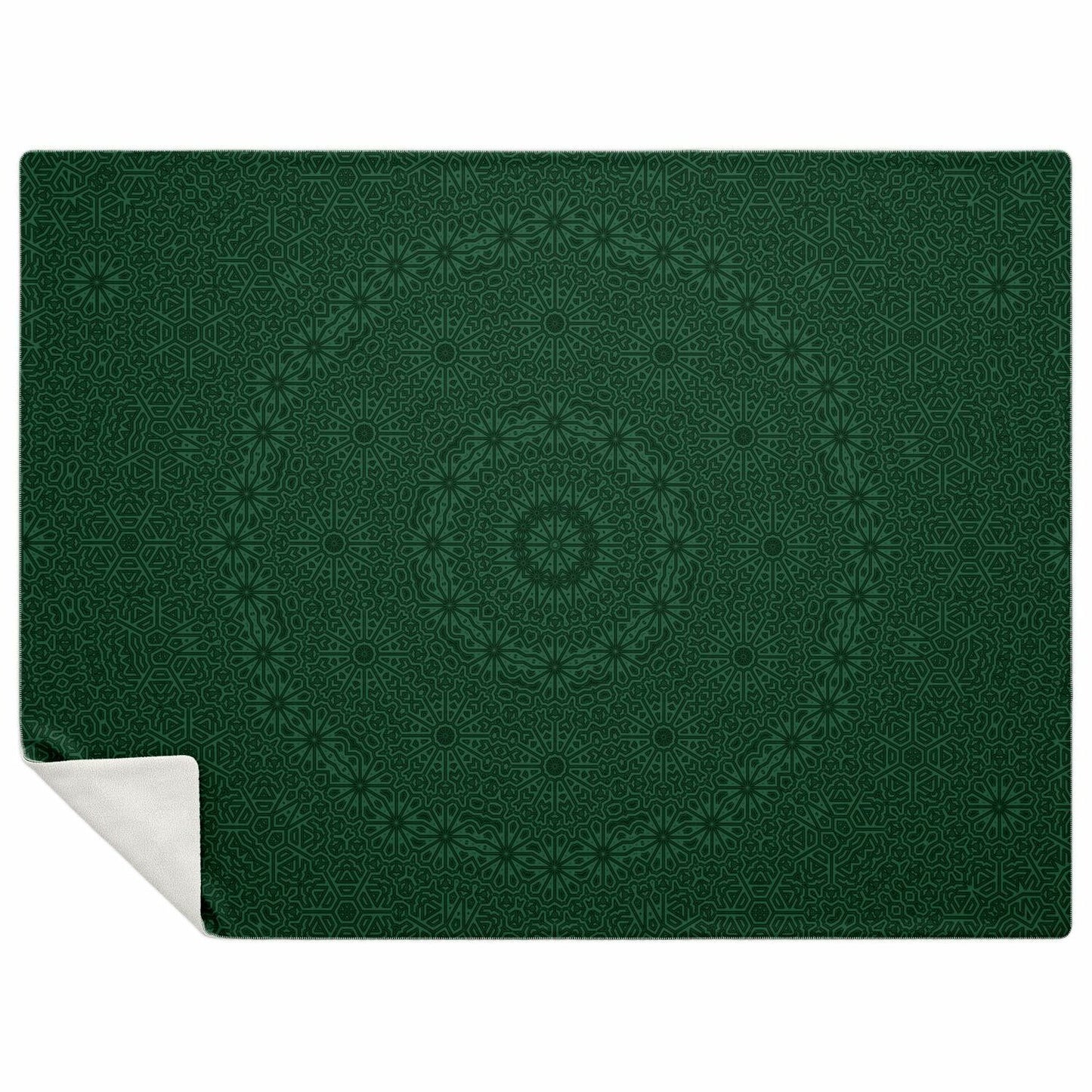 Forest Impossible Geometry Mandala Blanket