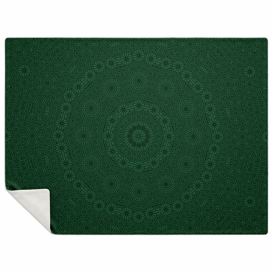 Forest Impossible Geometry Mandala Blanket