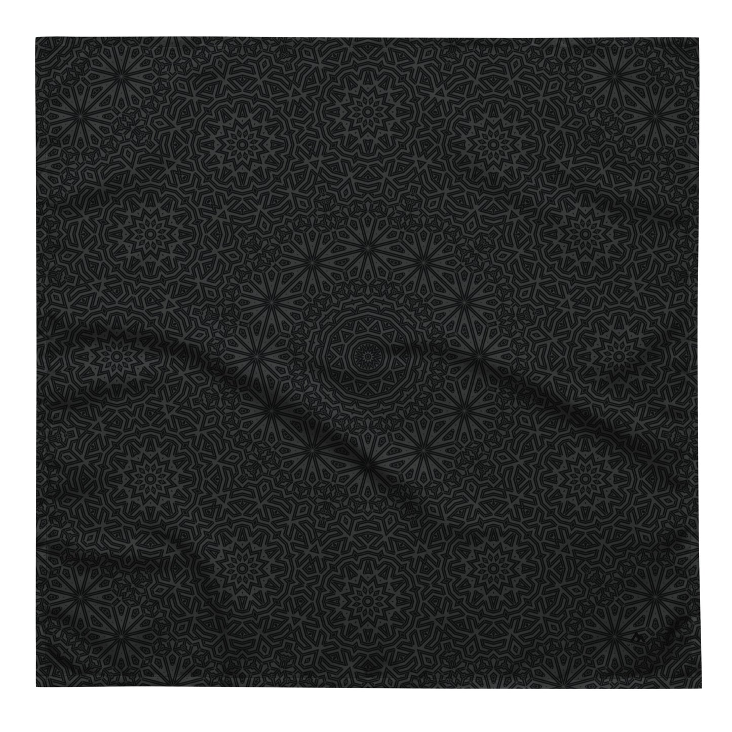 Black/Charcoal Impossible Geometry Bandana