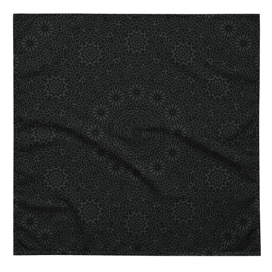 Black/Charcoal Impossible Geometry Bandana