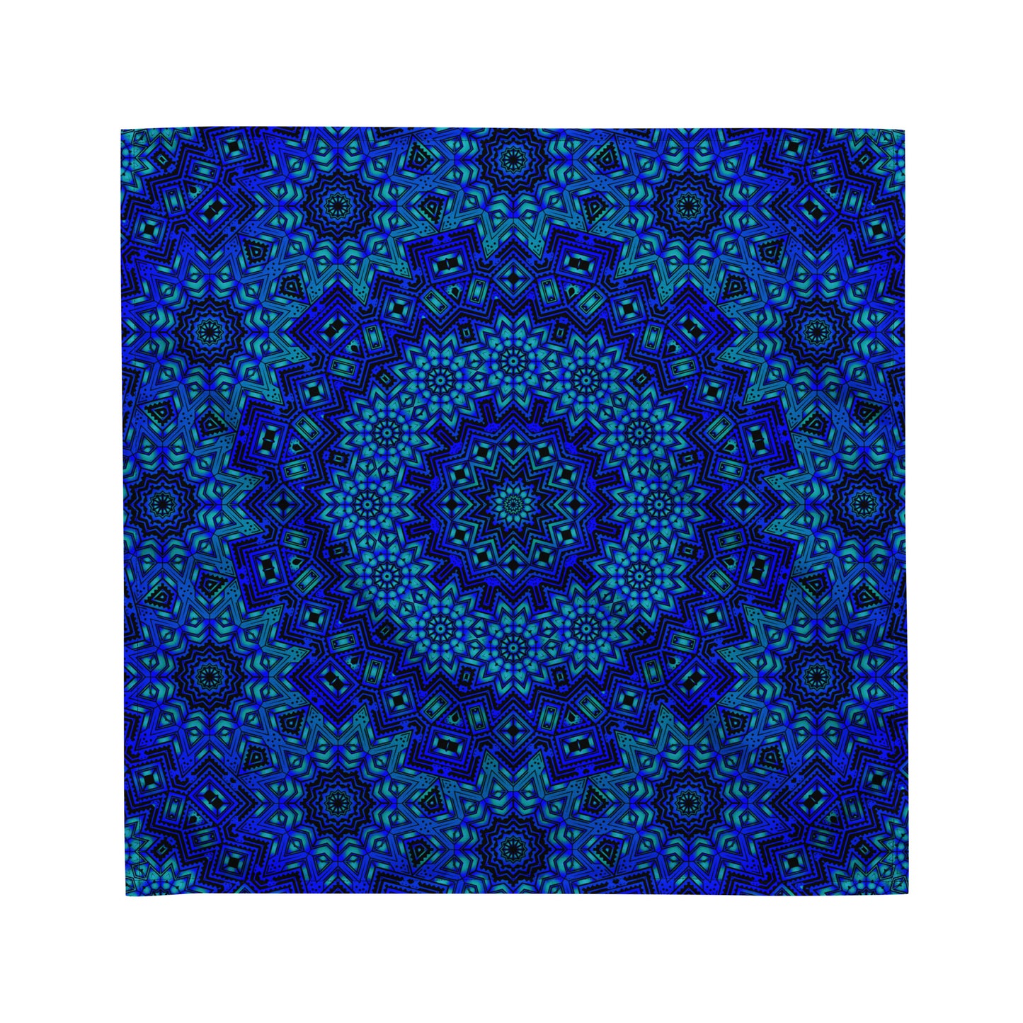 Ice Blue Deco Mandala Bandana