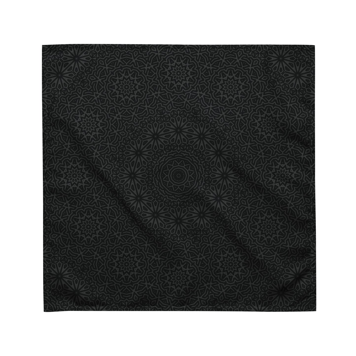 Black/Charcoal Impossible Geometry Bandana