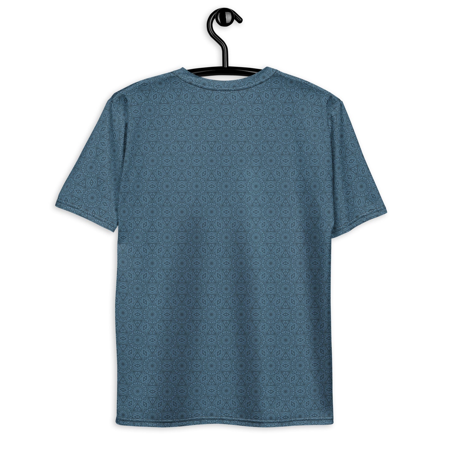 Blue Patterned Short Sleeve Tee