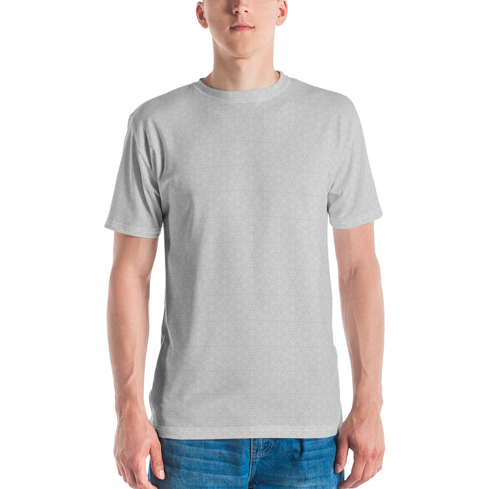 Men's Silver Isometric Short Sleeve