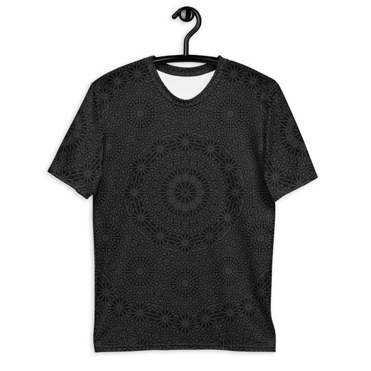 Black/Charcoal Geometry Mandala Short Sleeve