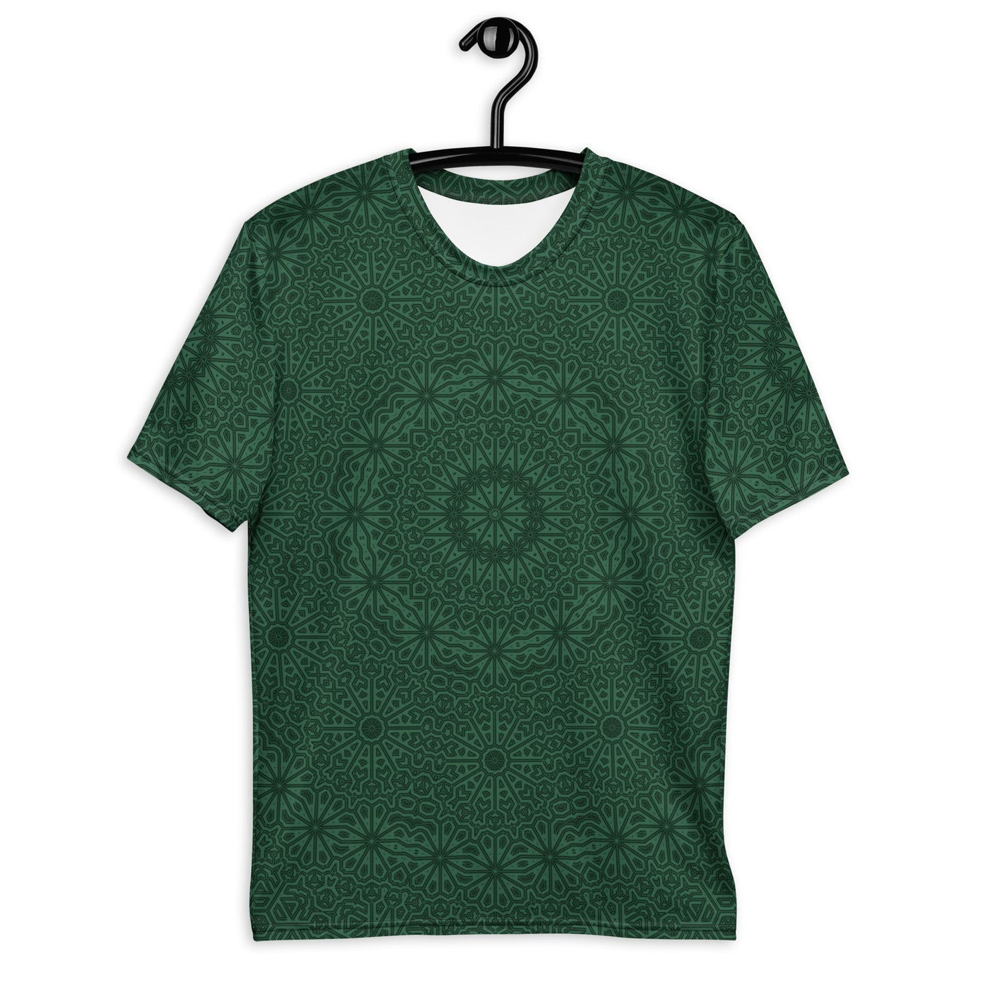 Forest Green Geometry Mandala Short Sleeve