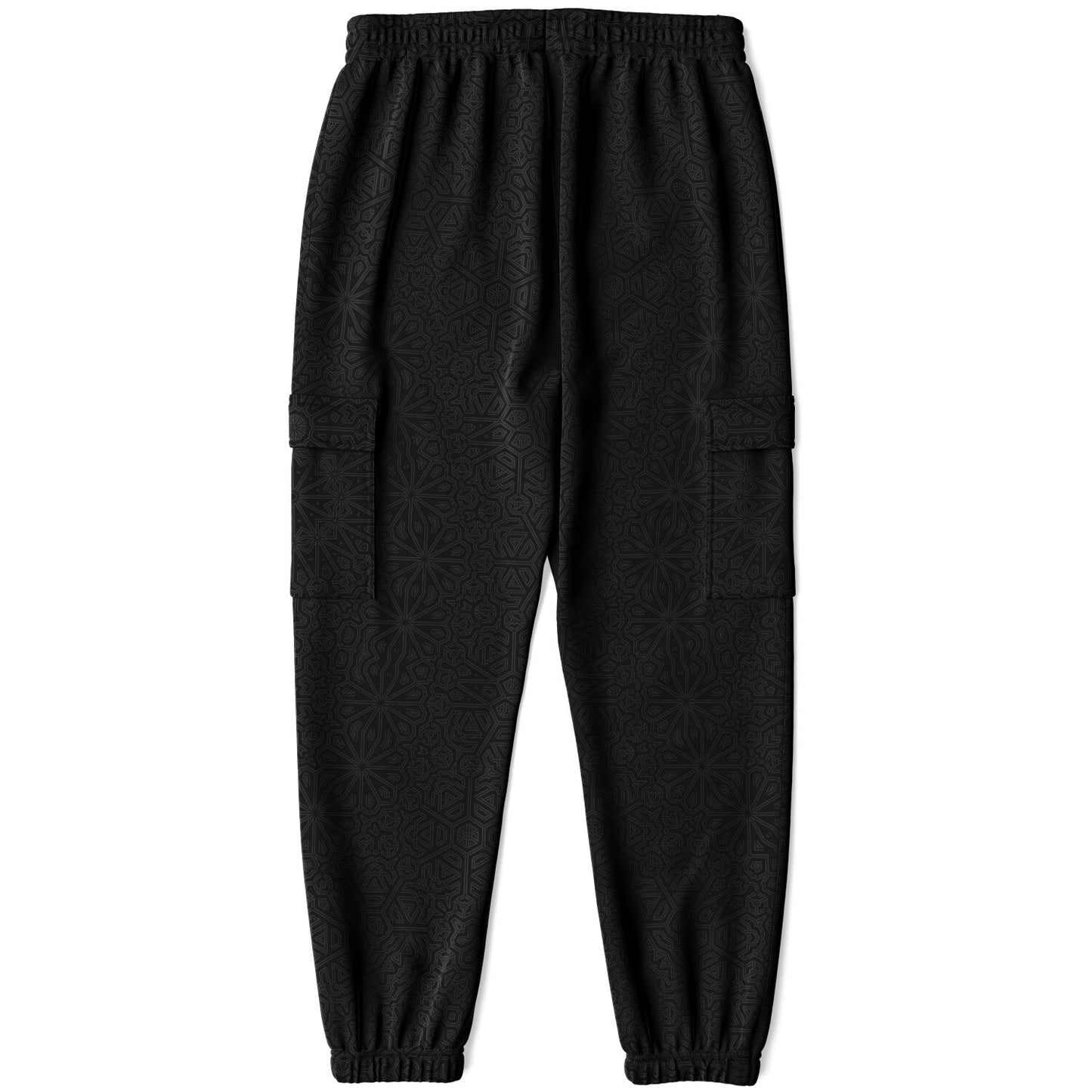 Black/Gray Impossible Geometry Cargo Joggers