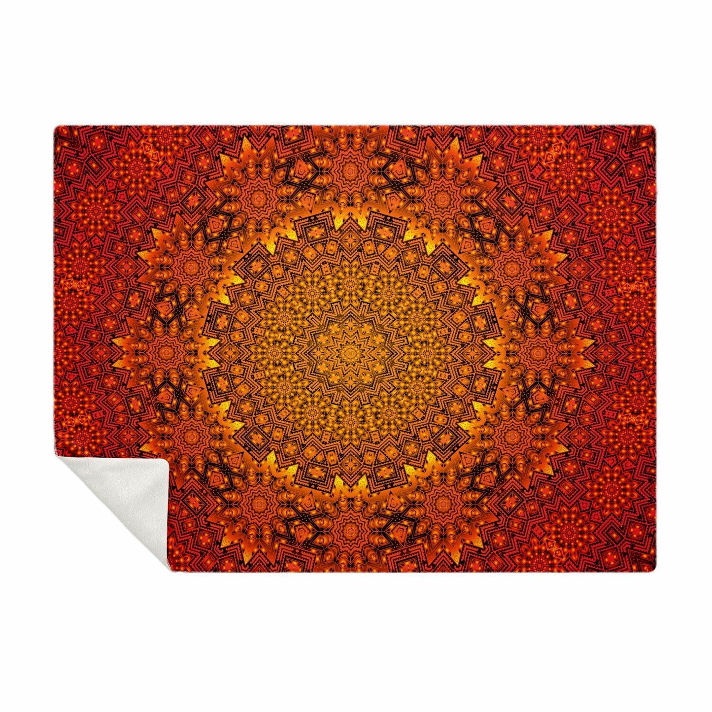 Sunburst Deco Mandala Blanket