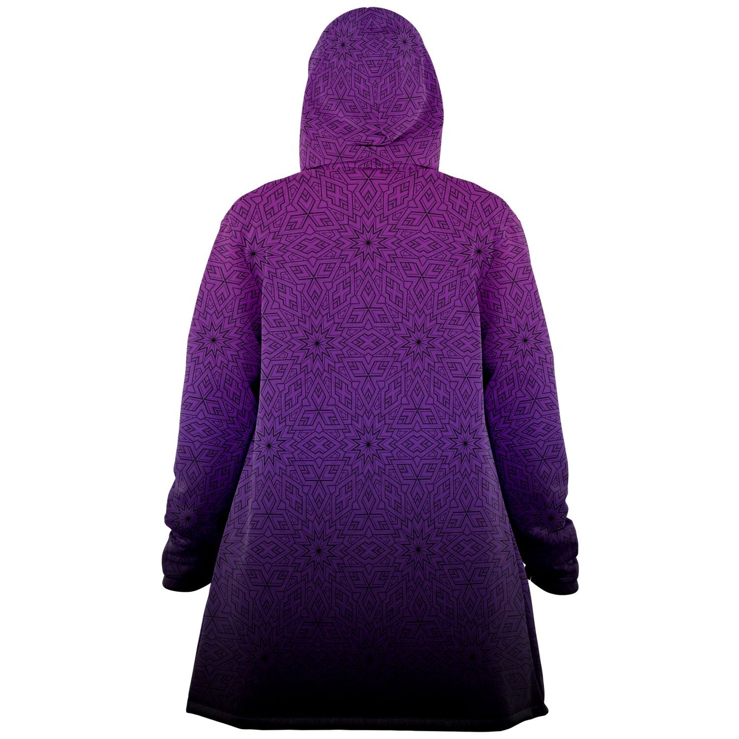 Purple Tessellation Hooded Cloak