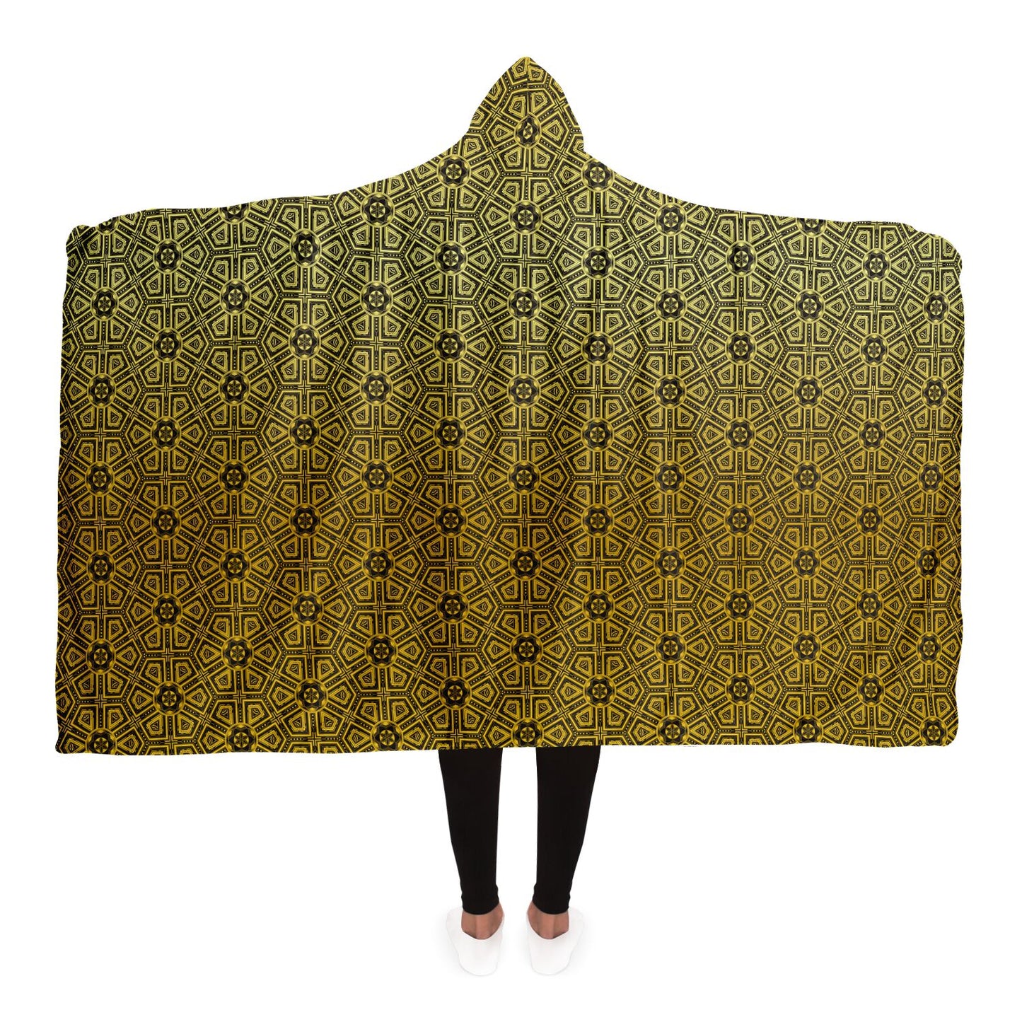 ArtDeco Seed of Life Hooded Blanket