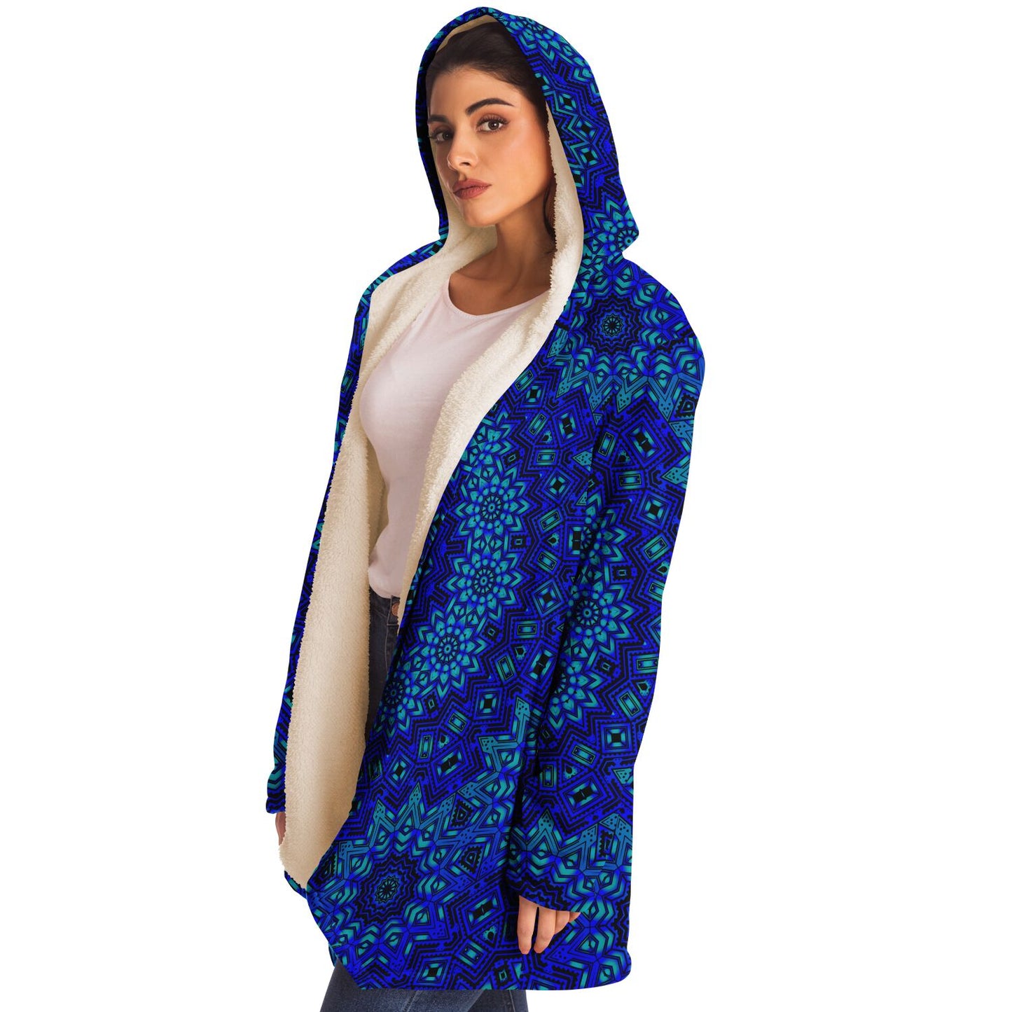 Ice Blue Deco Cloak