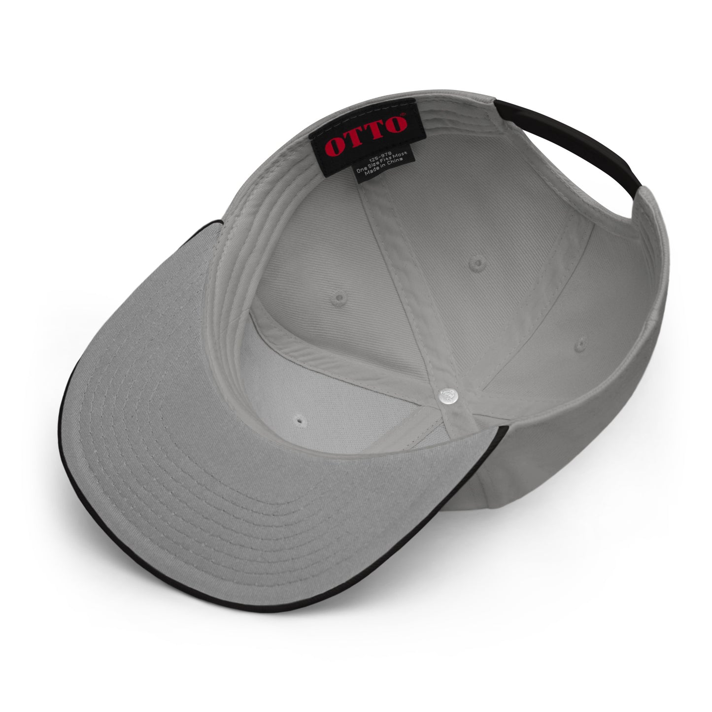 Gray/Black Snapback Hat