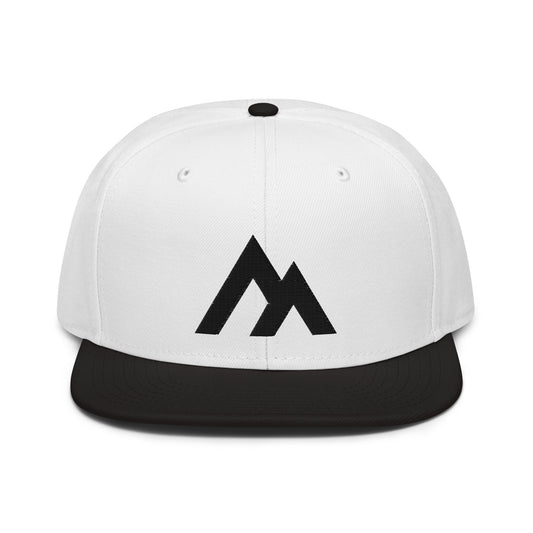 White/Black Snapback Hat