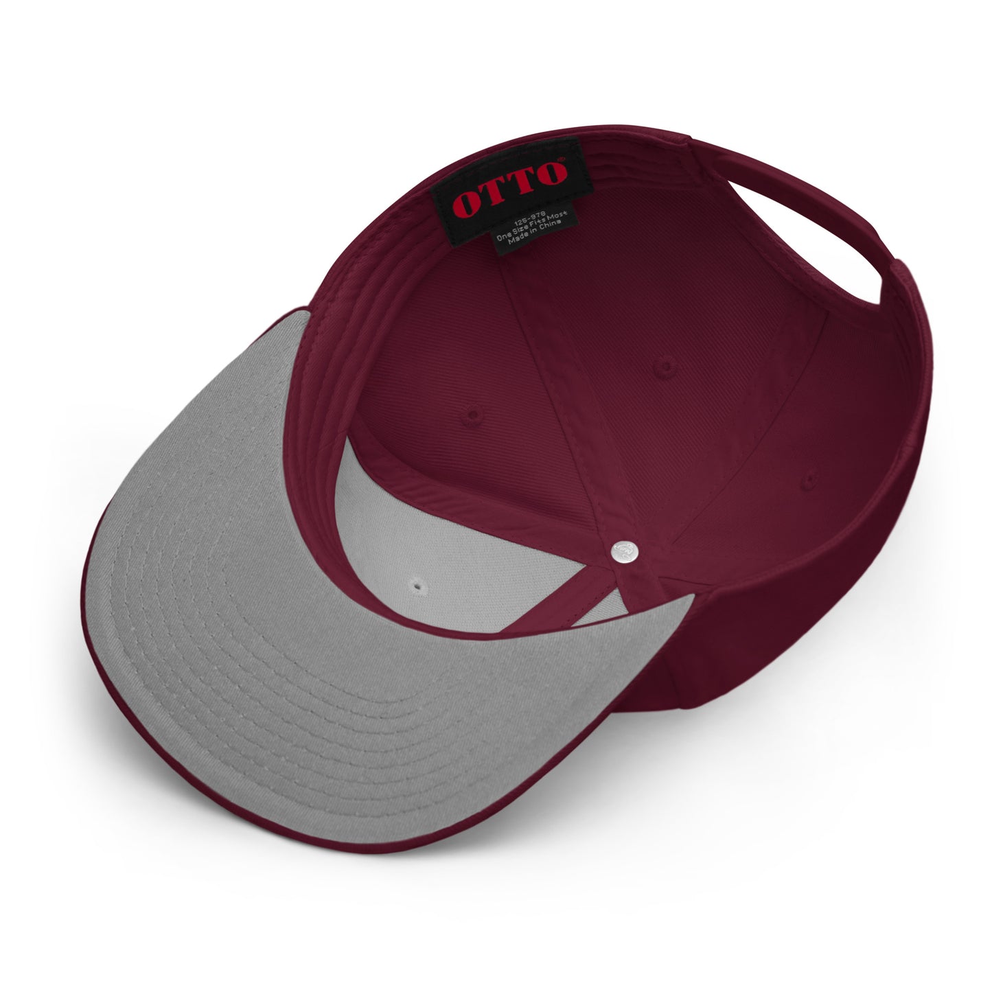 Maroon Snapback Hat