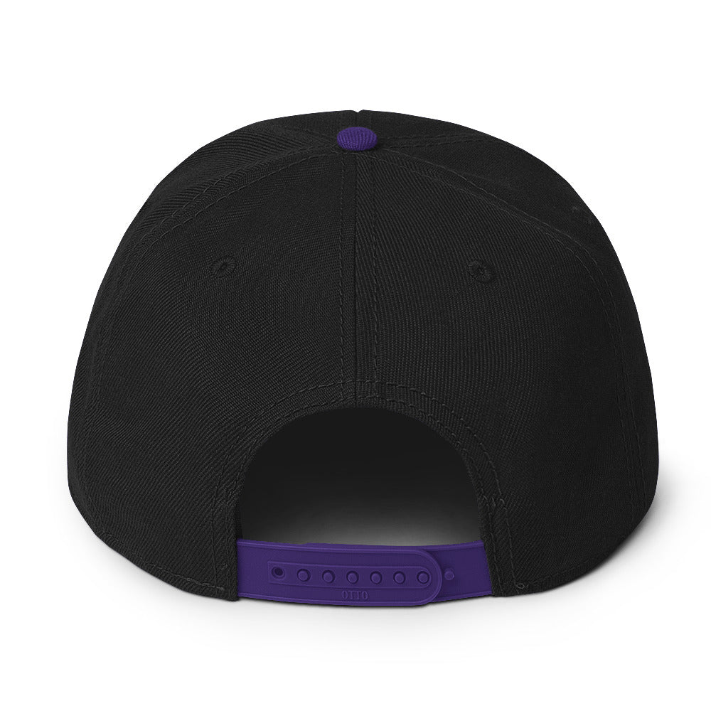 Purple/Black Snap Back Hat