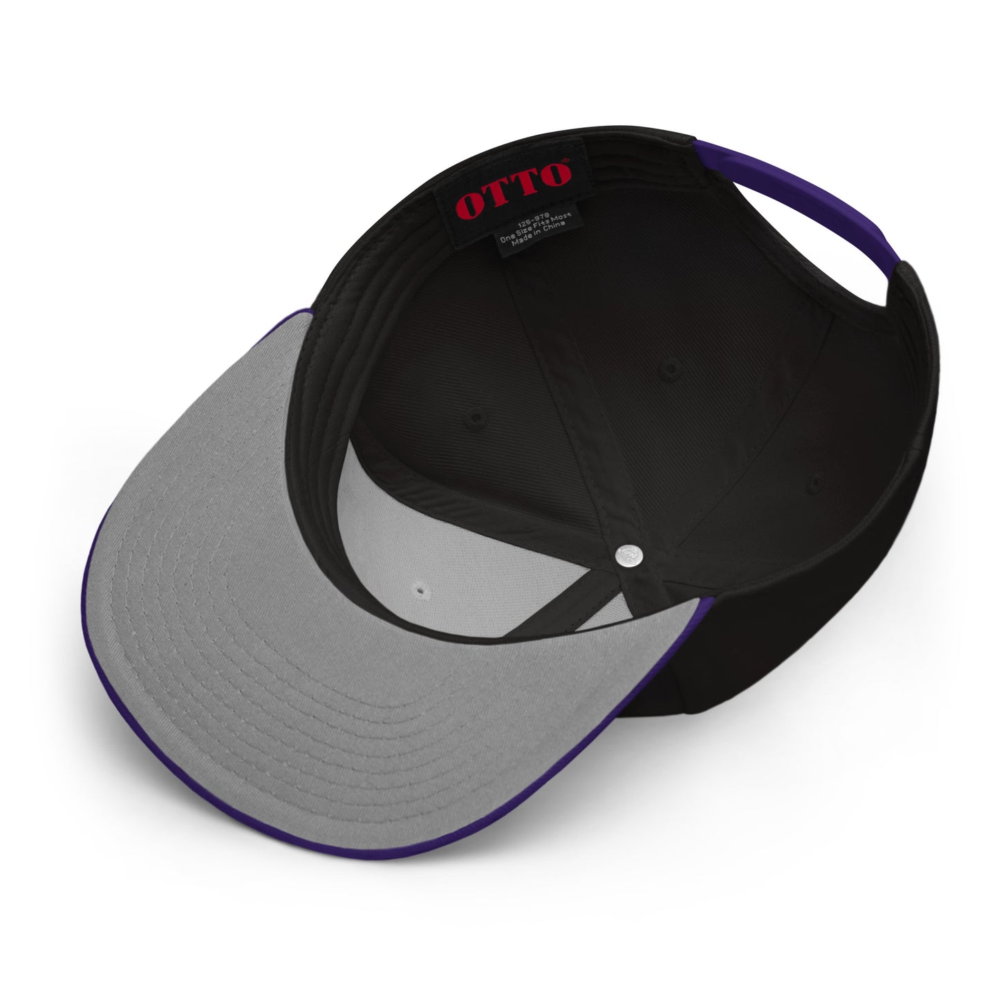 Purple/Black Snap Back Hat