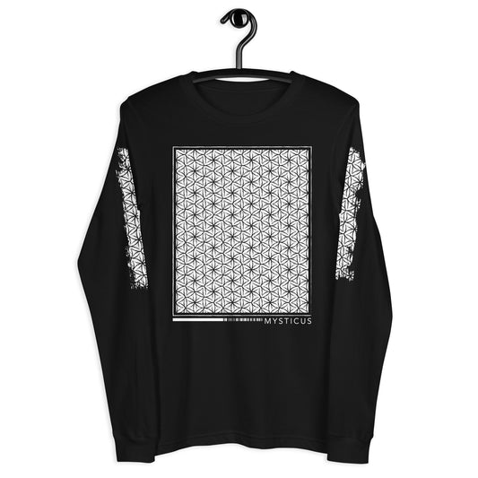 Grunge Flower of Life Long Sleeve